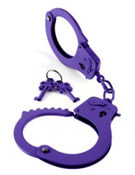 Фиолетовые наручники Designer Cuffs