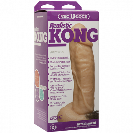 Насадка для страпона Realistic Kong Vanilla