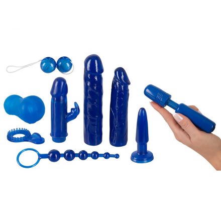 Набор игрушек для пар синий 9 предметов