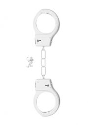 Металлические наручники Metal Handcuffs White