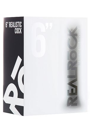 Фаллоимитатор RealRock 6 Black