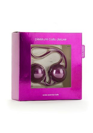 Вагинальные шарики Pleasure balls Deluxe Purple