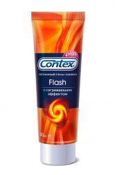 Гель-смазка Contex Plus Flash c согревающим эффектом 100 мл