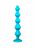 Анальная цепочка с кристаллом Emotions Buddy Turquoise