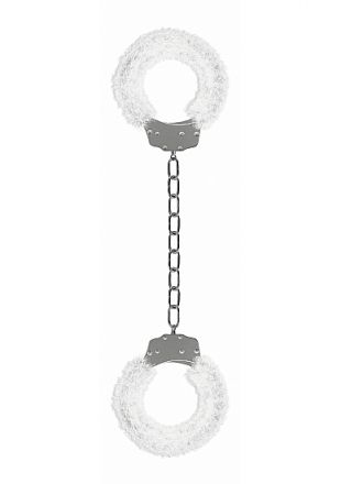 Кандалы Beginner&#039;s Furry Legcuffs White
