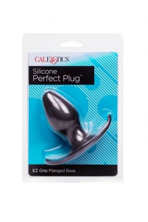 Черная анальная пробка Silicone Perfect Plug