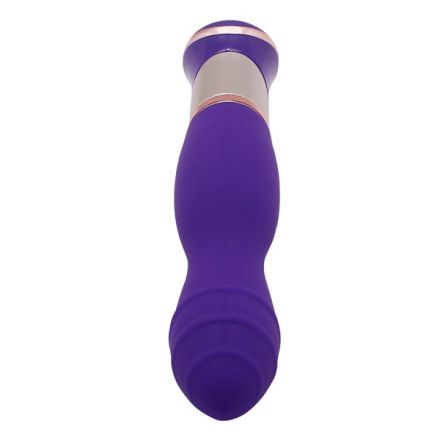 Фиолетовый вибратор Ecstasy Deluxe Rippled Vibe