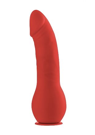 Страпон Deluxe Silicone Strap On 8 Red