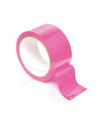 Розовый бондажный скотч Pleasure Tape